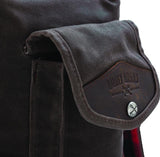 Burly Brand Voyager Sissy Bar Backpack - Dark Oak - B15-1013D