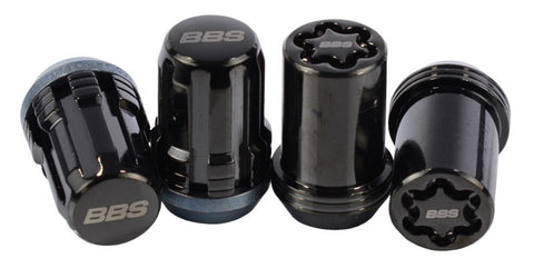 BBS McGard Lug Nut Set 12x1.5 Black - w/Locks - LGM15I