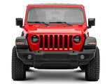 Raxiom 18-23 Jeep Wrangler JL Axial Series 9-In LED Headlights- Blk Housing (Clear Lens) - J164371