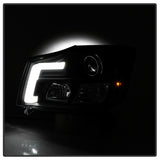 Spyder 04-15 Nissan Titan / 04-07 Nissan Armada V2 Projector Headlights - Black PRO-YD-NTI04-DRL-BK - 5085504