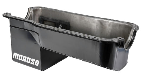 Moroso Ford 351W (w/Rear Sump) Extra Deep Wet Sump 7qt 9in Steel Oil Pan - 20523