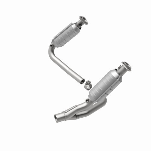 MagnaFlow Direct Fit Catalytic Conv 05-06 Dodge Dakota/2006 Mitsubishi Raider 3.7L Y-Pipe Assembly - 49462