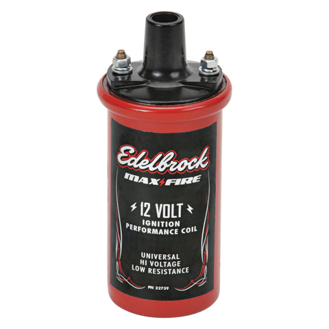 Edelbrock Ignition Coil 12V Canister Style 1.4 Ohm Primary Resistance - 22739