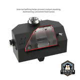 Mishimoto 2015 Ford Mustang EcoBoost / 3.7L / 5.0L Aluminum Coolant Expansion Tank - Black - MMRT-MUS-15EBK