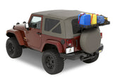 Bestop 07-18 Jeep Wrangler Jeep JK Highrock 4X4 Tailgate Rack Bracket Kit For Highrock Tray 41444 - 41412-01