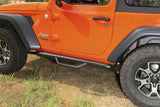 Rugged Ridge Spartan Nerf Bar Textured Black 18-20 Jeep Wrangler JL 2 Door - 11596.03