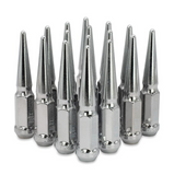 BLOX Racing Spike Forged Lug Nuts - Chrome 12 x 1.25mm - Set of 16 - BXAC-00150-16