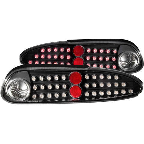 ANZO 1993-2002 Chevrolet Camaro LED Taillights Black - 321133