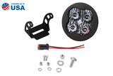 Diode Dynamics SS3 LED Pod Max - White SAE Fog Round (Single) - DD6494S