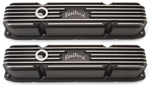 Edelbrock Valve Cover Classic Series Chrysler 383/440 CI V8 Black - 41923