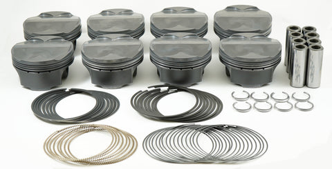 Mahle MS Piston Set SBF 302ci 3.630in Bore 3.65in Stroke 5.933in Rod .866 Pin 3cc 11.2 CR Set of 8 - 930258030