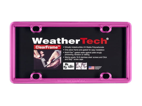 WeatherTech ClearFrame - Hot Pink - 8ALPCF3