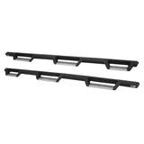 Westin/HDX 99-16 Ford F-250/350 Crew Cab (6.75ft Bed) Stainless Drop Nerf Step Bars - Textured Black - 56-5340152