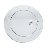 Rugged Ridge Locking Gas Cap Door Polished Alum 97-06TJ - 11425.07