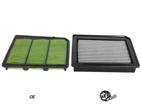 aFe 17-19 Nissan Titan V8 5.6L (Excludes XD Models) MagnumFLOW Pro DRY S OE Replacement Filter - 31-10272