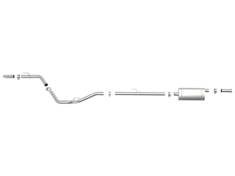aFe Apollo GT Series 2-1/2in 409 SS Cat-Back Hi-Tuck Exhaust System 2020 Jeep Gladiator (JT) V6-3.6L - 49-48088