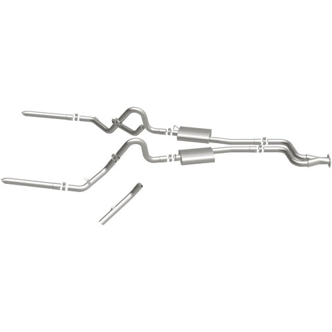 MagnaFlow SYS C/B 84-87 Buick Regal V6 3.8L Turbocharged SS 2.5in Street Series Dual Split Rear Exit - 16884