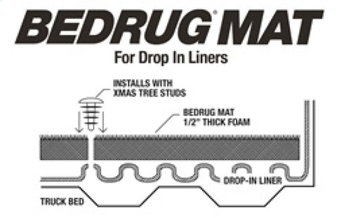 BedRug 15-23 Chevrolet Colorado 74in Bed Drop In 6ft Bed Mat - BMB15SBD