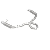 MagnaFlow Axle Back, SS, 3in, Competition, Dual Split Polished 4.5in Tip 2015 Ford Mustang GT V8 5.0 - 19103