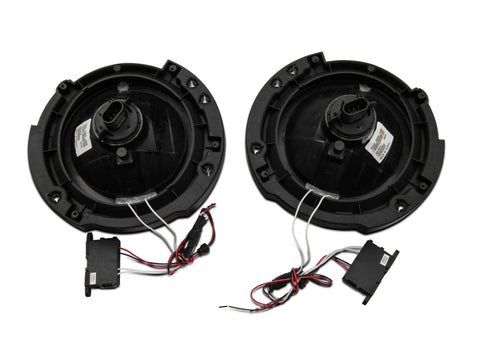 Raxiom 07-18 Jeep Wrangler JK LED Halo Headlights- Chrome Housing (Clear Lens) - J121871