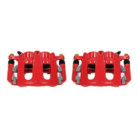 Power Stop 11-17 Ford Explorer Front Red Calipers w/Brackets - Pair - S5214