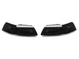 Raxiom 99-04 Ford Mustang Axial Series OE Style Headlights- Black Housing (Smoked Lens) - 49110