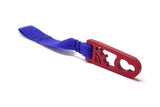 BuiltRight Industries 09-20 Ford F-150/Raptor (09-14 SuperCrew Only) Rear Seat Release - Blue Strap - 100114