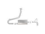 aFe Takeda 2-1/2in 304 SS Axle-Back Exhaust 18-21 Hyundai Kona L4 1.6L (t) - 49-37017