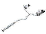 AWE Tuning 2022+ VB Subaru WRX Touring Edition Exhaust - Diamond Black Tips - 3015-43979