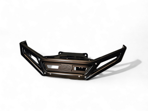 Elektric Offroad 2022-2025 Polaris Rzr Pro R/ Pro S/Turbo R Billet Front Winch Bumper Anodized Black - FWB610030