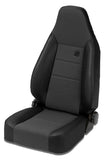 Bestop 76-86 Jeep Cj7 Front Trailmax II Sport Seat (Center Fabric Insert Black Denim) - 39438-15