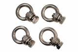 Fishbone Offroad Jeep Storage/Bed Rack Tie Down Kit Stainless Steel - FB21260