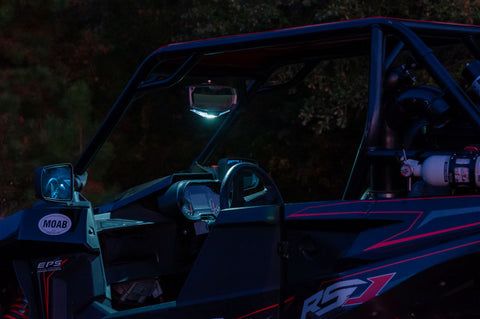 Seizmik 13+ Polaris Ranger Halo-RA LED Rear View Mirror - Pro-fit Clamp Pair - 56-18021