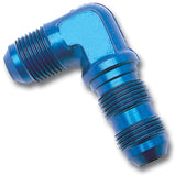 Russell Performance -10 AN 90 Degree Flare Bulkhead (Blue) - 661270