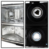 xTune GMC Sierra 07-13 Crystal Headlights Chrome HD-JH-GSIE07-AM-C - 9034756