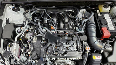 J&L 18-23 Toyota Camry 3.5L V6 Oil Separator 3.0 Passenger Side - Clear Anodized - 3116P-C