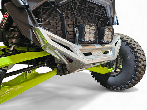 Elektric Offroad 2022-2025 Polaris Rzr Pro R/ Pro S/Turbo R Billet Front Winch Bumper Anodized Clear - FWB610031