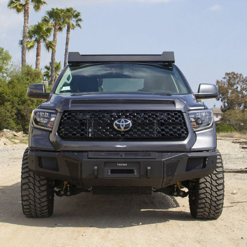Go Rhino 19-21 Toyota Tundra CrewMax Ceros Low Profile Roof Rack - Tex. Blk - 5933120T
