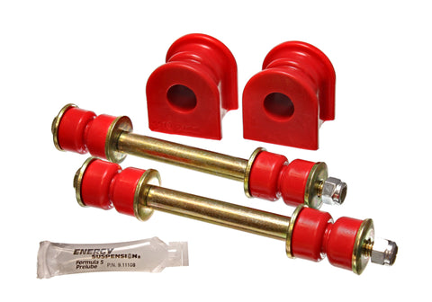 Energy Suspension 17Mm Rear Sway Bar Set - Red - 4.5170R