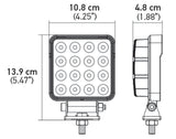 Hella ValueFit Work Light 4SQ 2.0 LED MV LR LT - 357106012
