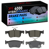 DFC 16-26 Honda Prelude Rear 4000 Hybridynamic Brake Pads - 4000-1878-00