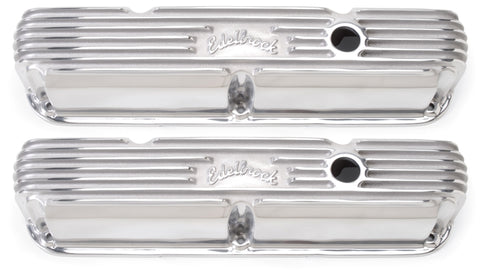 Edelbrock Valve Cover Classic Series Chrysler La 318-340-360 CI V8 Polshed - 4176