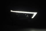 AlphaRex 14-20 Toyota 4Runner LUXX LED Proj Headlights Black w/Activ Light/Seq Signal/DRL - 880849