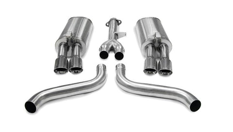 Corsa 1986-1991 Chevrolet Corvette C4 5.7L V8 L98 Polished Sport Cat-Back Exhaust - 14115