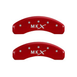 MGP 4 Caliper Covers Engraved Front Lincoln Engraved Rear MKX Yellow finish black ch - 36007SLCXYL