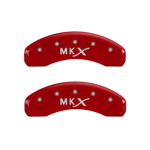 MGP 4 Caliper Covers Engraved Front Lincoln Engraved Rear MKX Yellow finish black ch - 36007SLCXYL