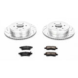 Power Stop 05-12 Nissan Pathfinder Rear Z23 Evolution Sport Brake Kit - K147