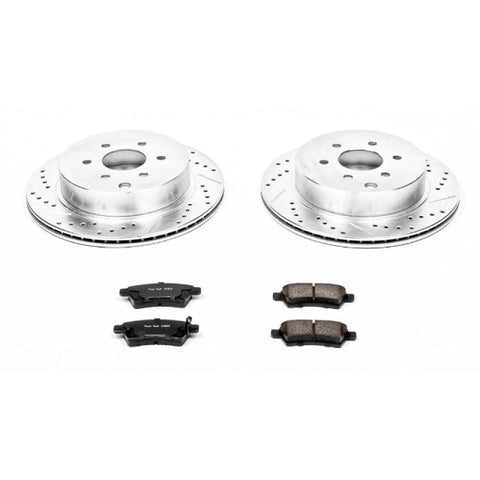 Power Stop 05-12 Nissan Pathfinder Rear Z23 Evolution Sport Brake Kit - K147