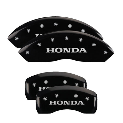MGP 4 Caliper Covers Engraved Front & Rear MGP Yellow Finish Black Char 2004 Honda S2000 - 20194SMGPYL