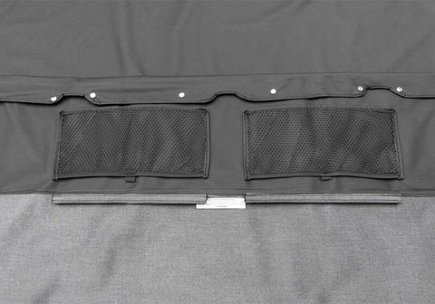 Rampage 2007-2018 Jeep Wrangler(JK) Unlimited 4-Door Trailview Tonneau Top - Black Diamond - 990135